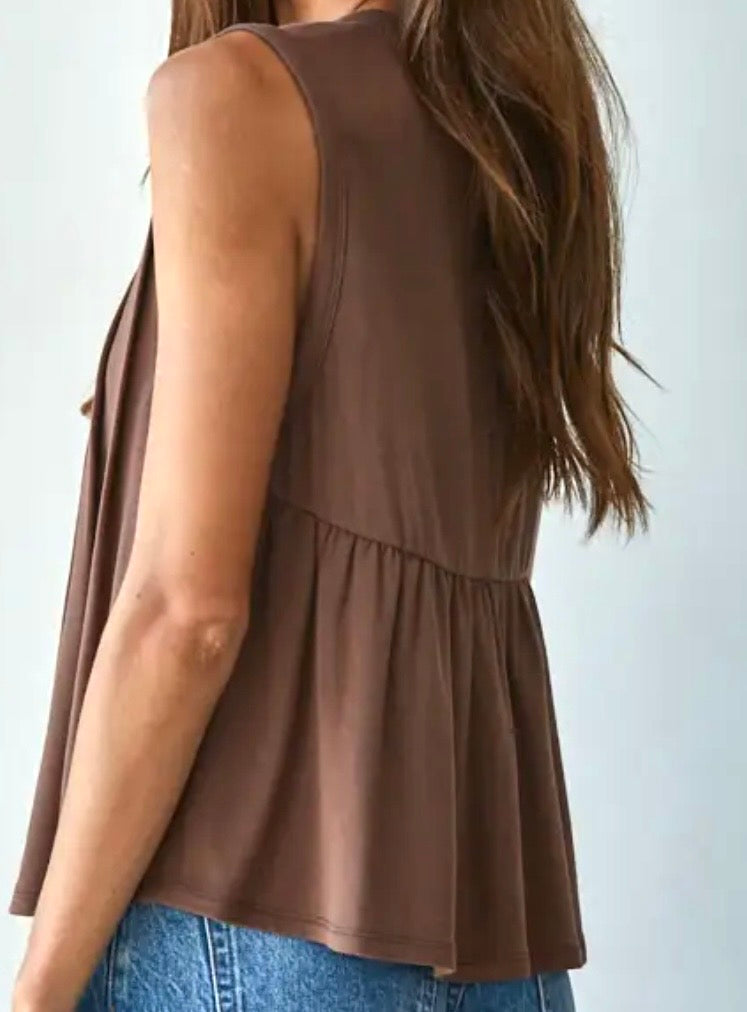 Sleeveless Knit Top