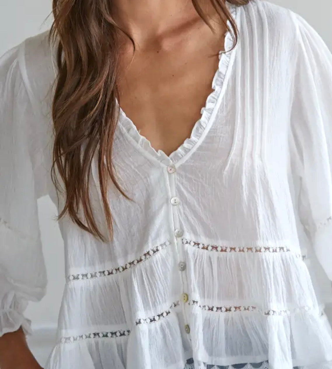 Delicate V Neck Top