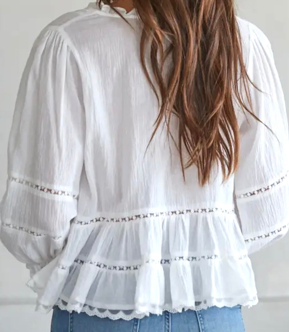 Delicate V Neck Top
