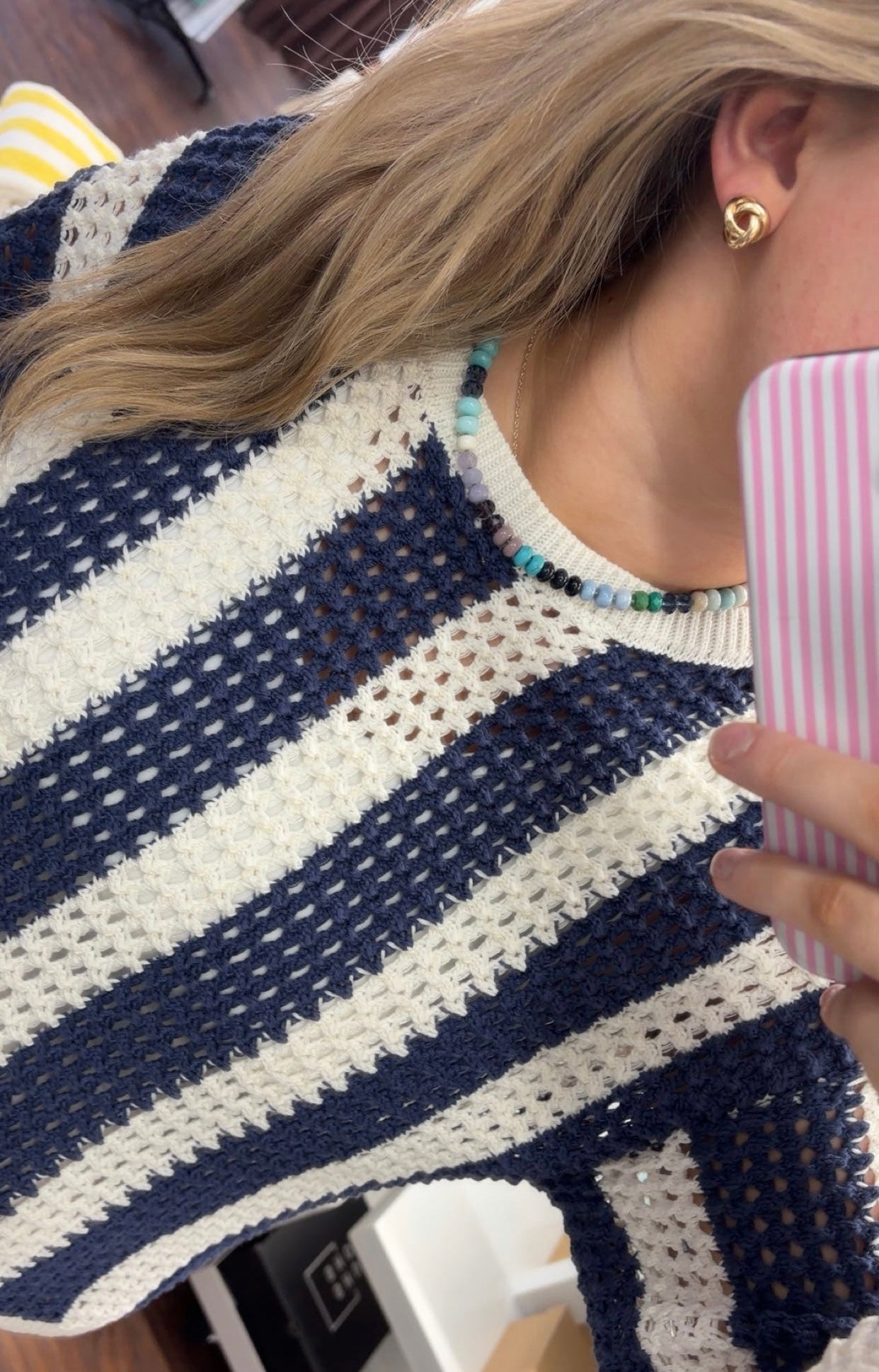 Vertical Stripe Sweater