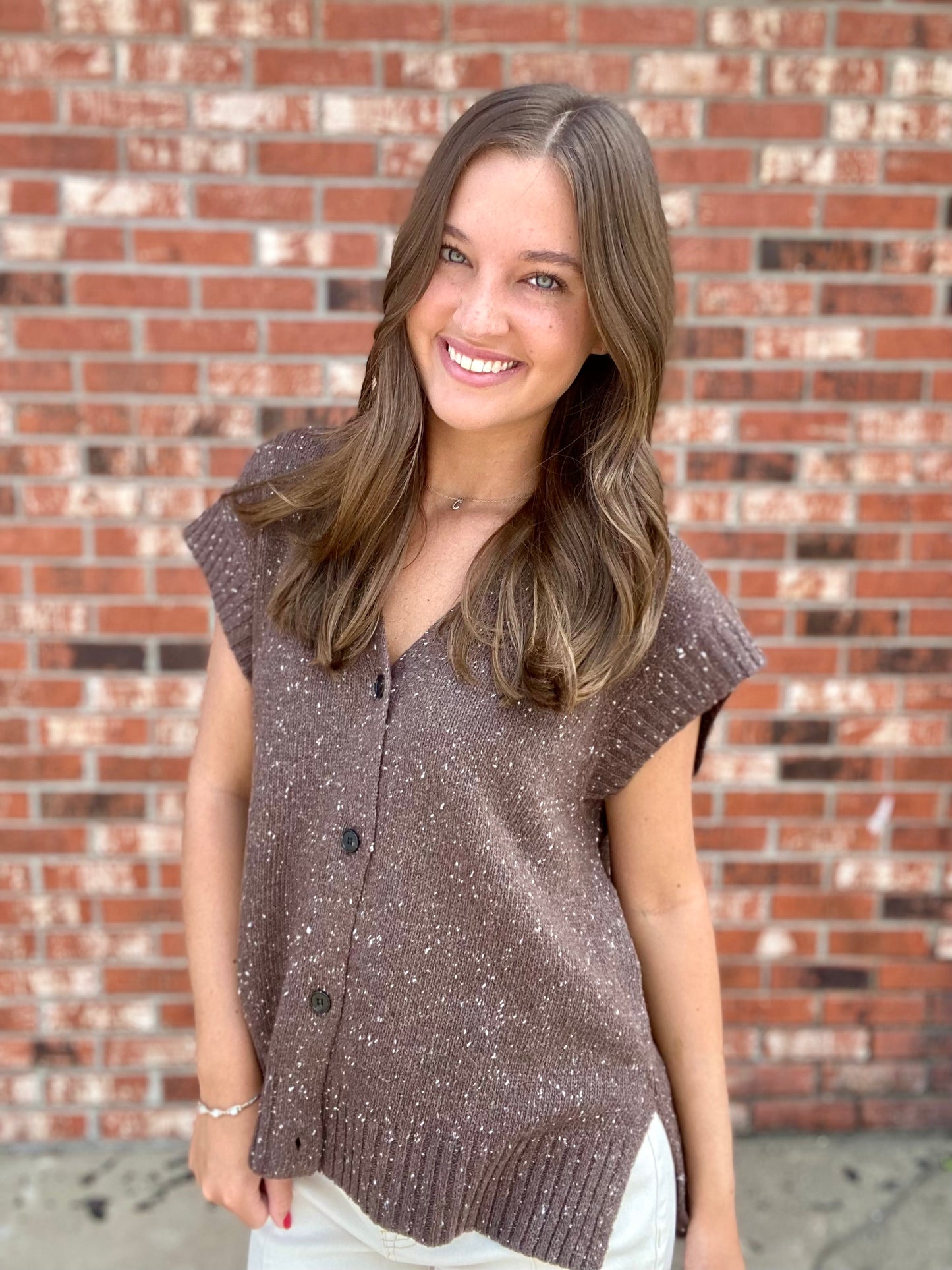 Button Front Vest