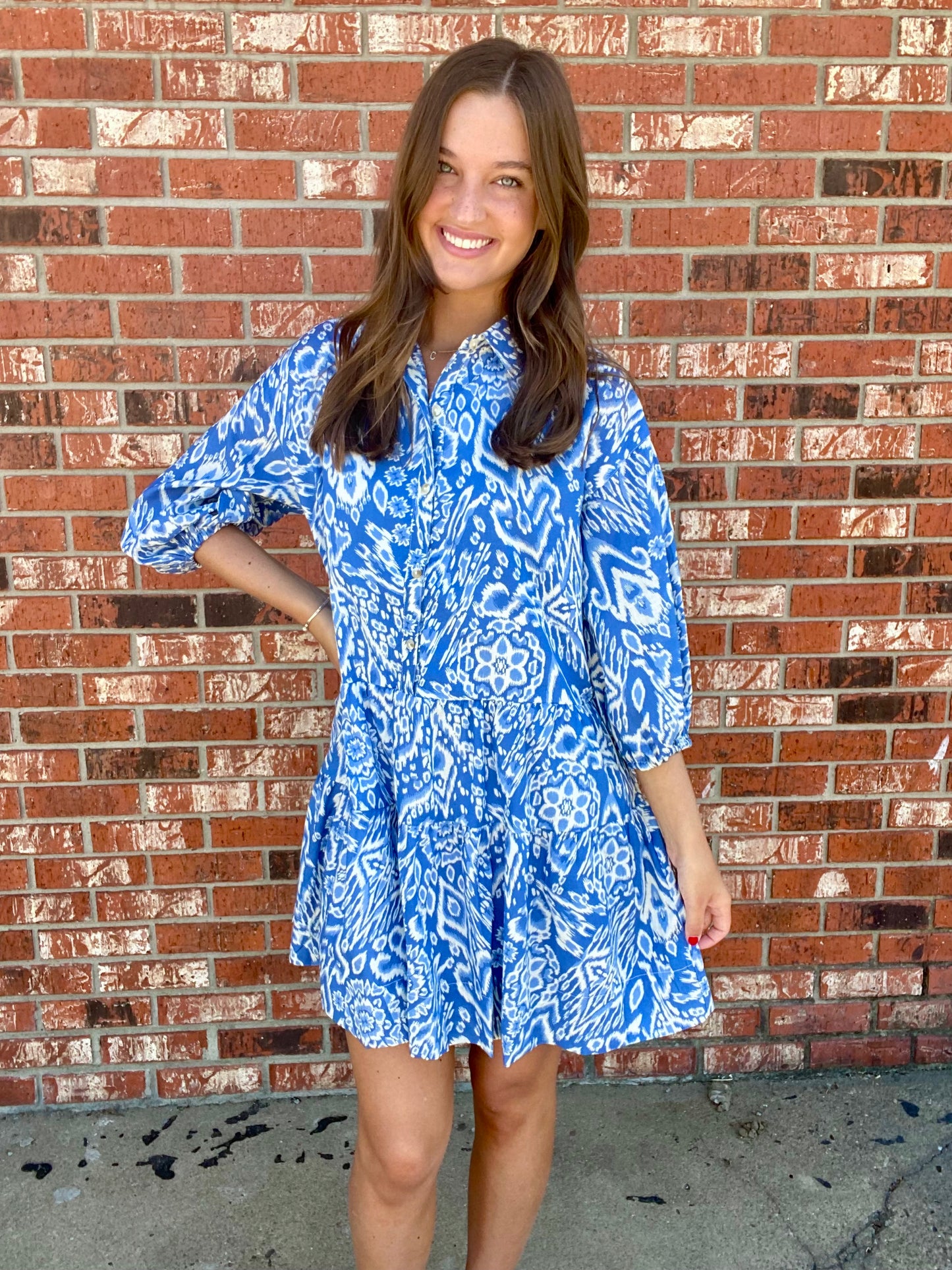 3/4 Sleeve Dress