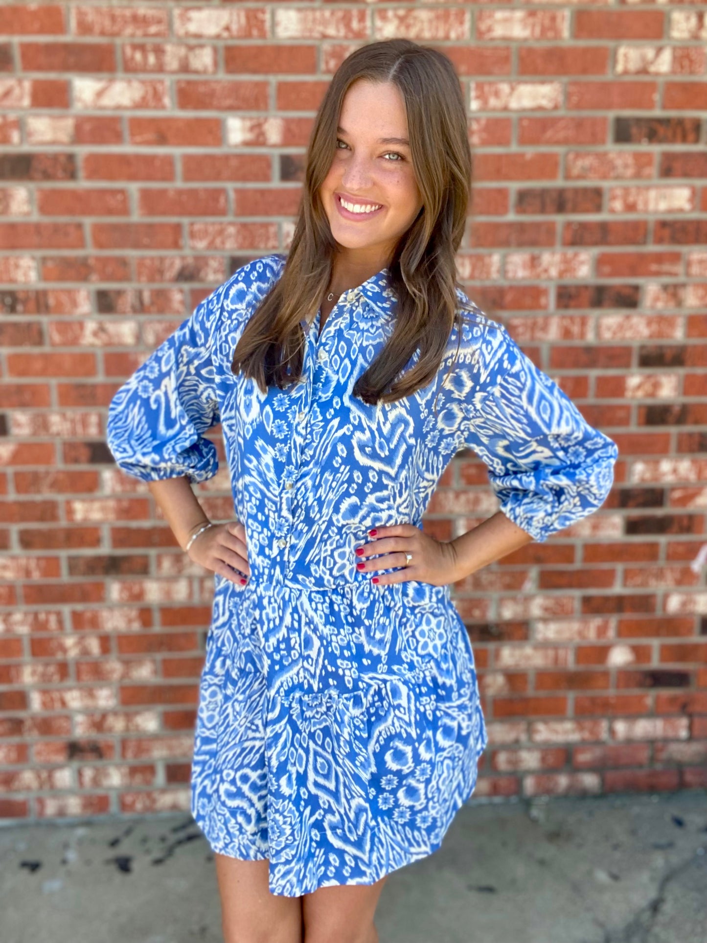 3/4 Sleeve Dress