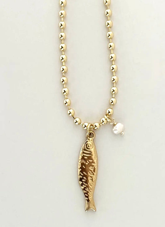 Perla Y Pes Necklace