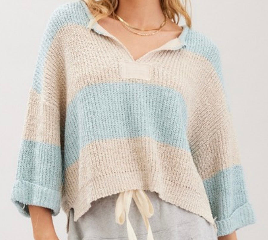 Wide Stripe Sweater