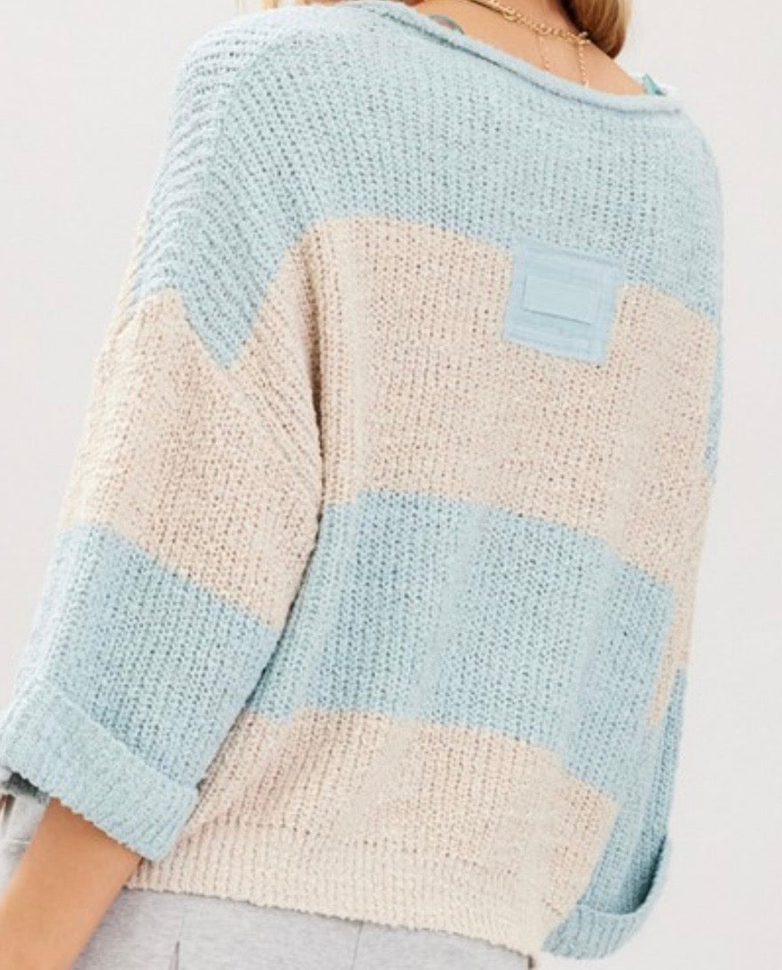 Wide Stripe Sweater