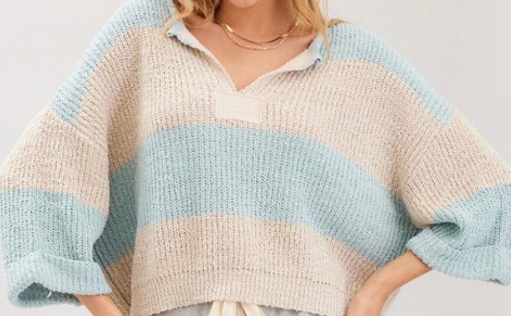 Wide Stripe Sweater