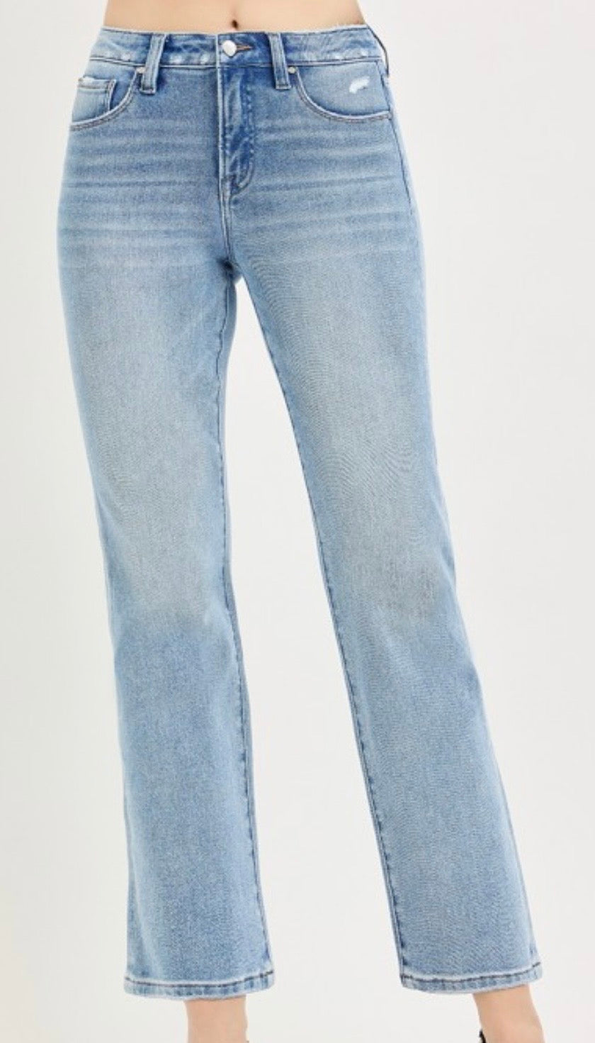 Mid Rise Ankle Jean