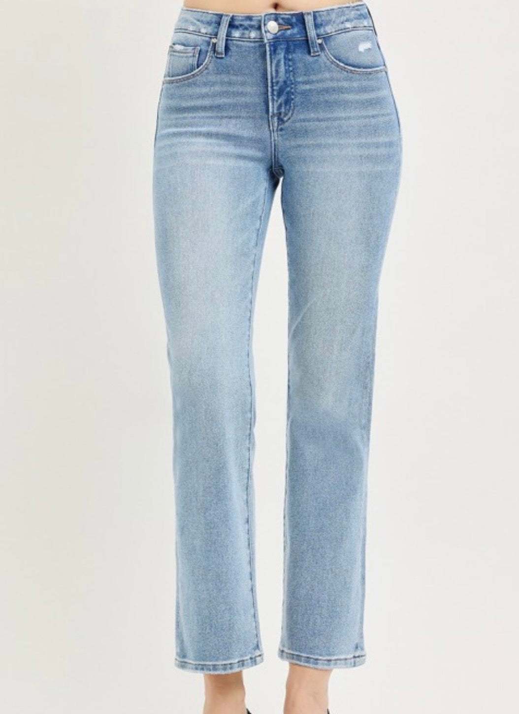 Mid Rise Ankle Jean