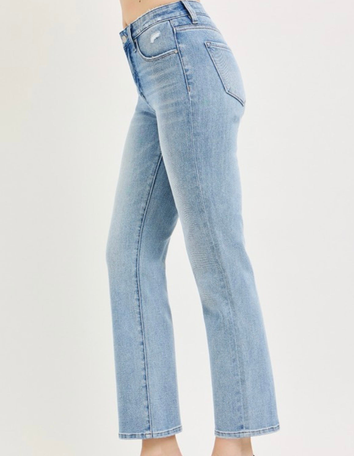 Mid Rise Ankle Jean