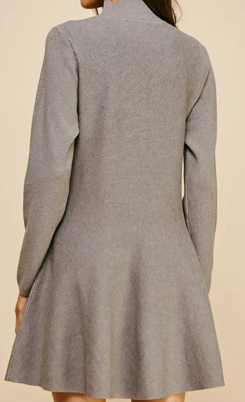 Gray Sweater Dress