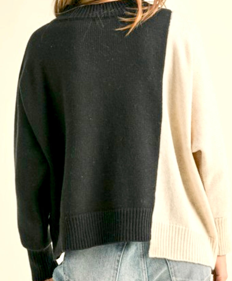 Color Block Sweater