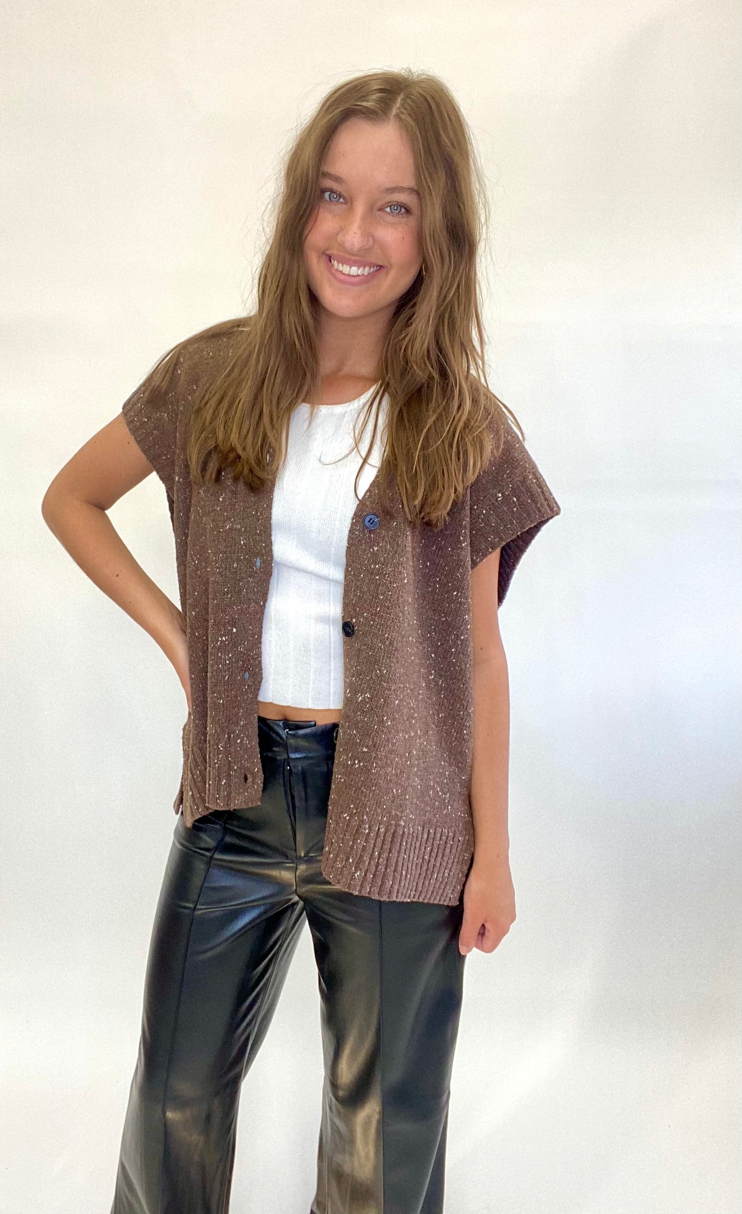 Button Front Vest