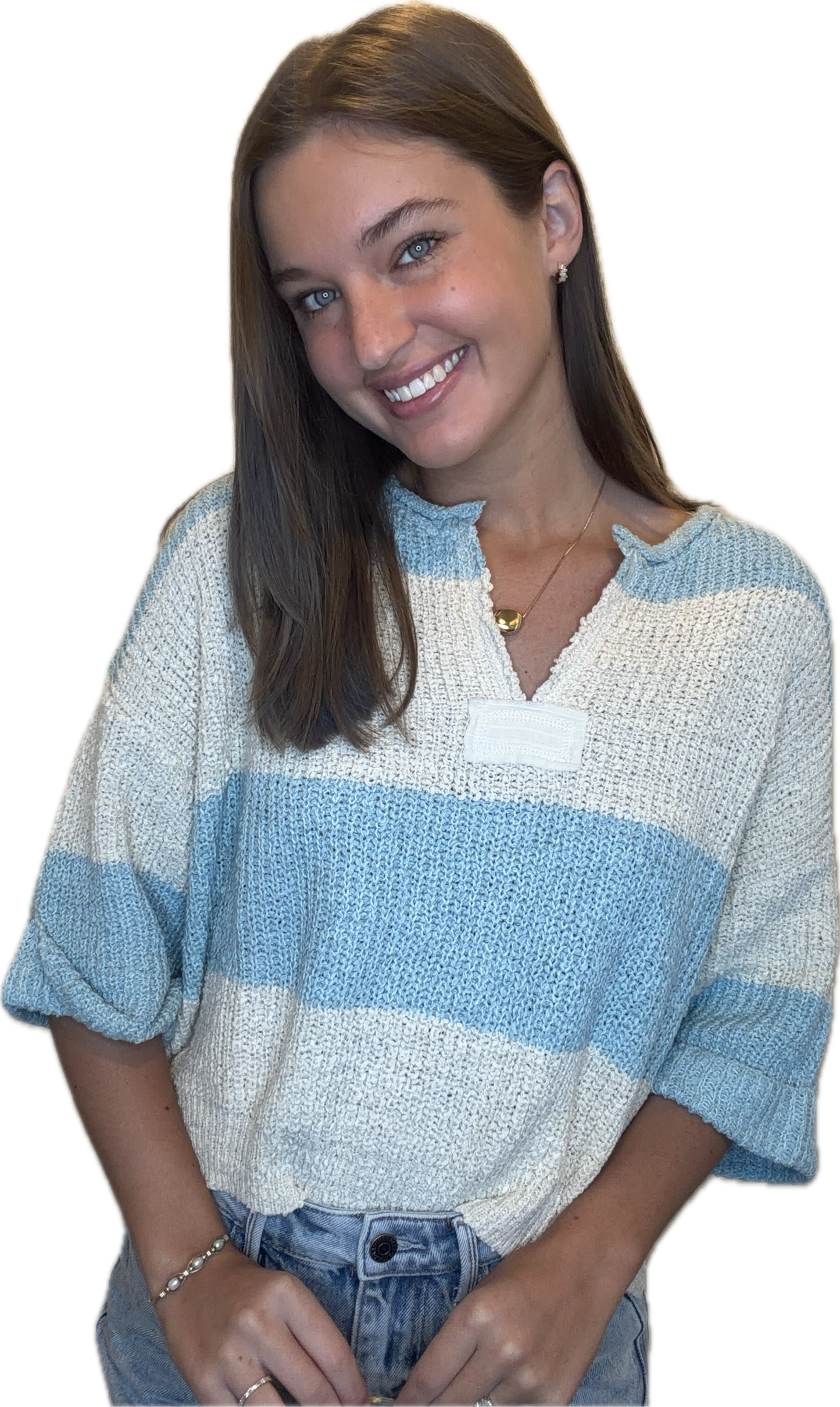 Wide Stripe Sweater