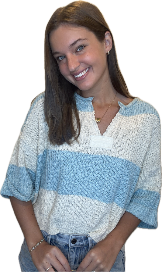 Wide Stripe Sweater