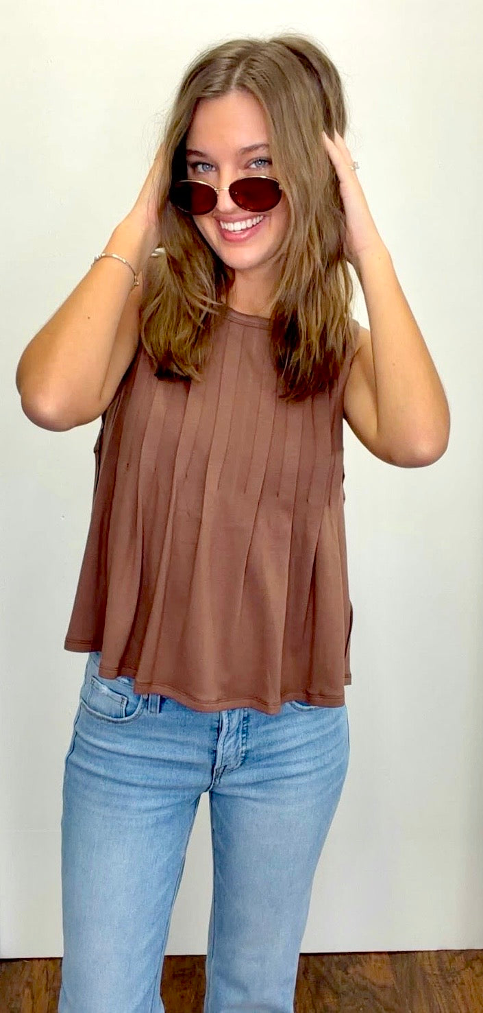 Sleeveless Knit Top