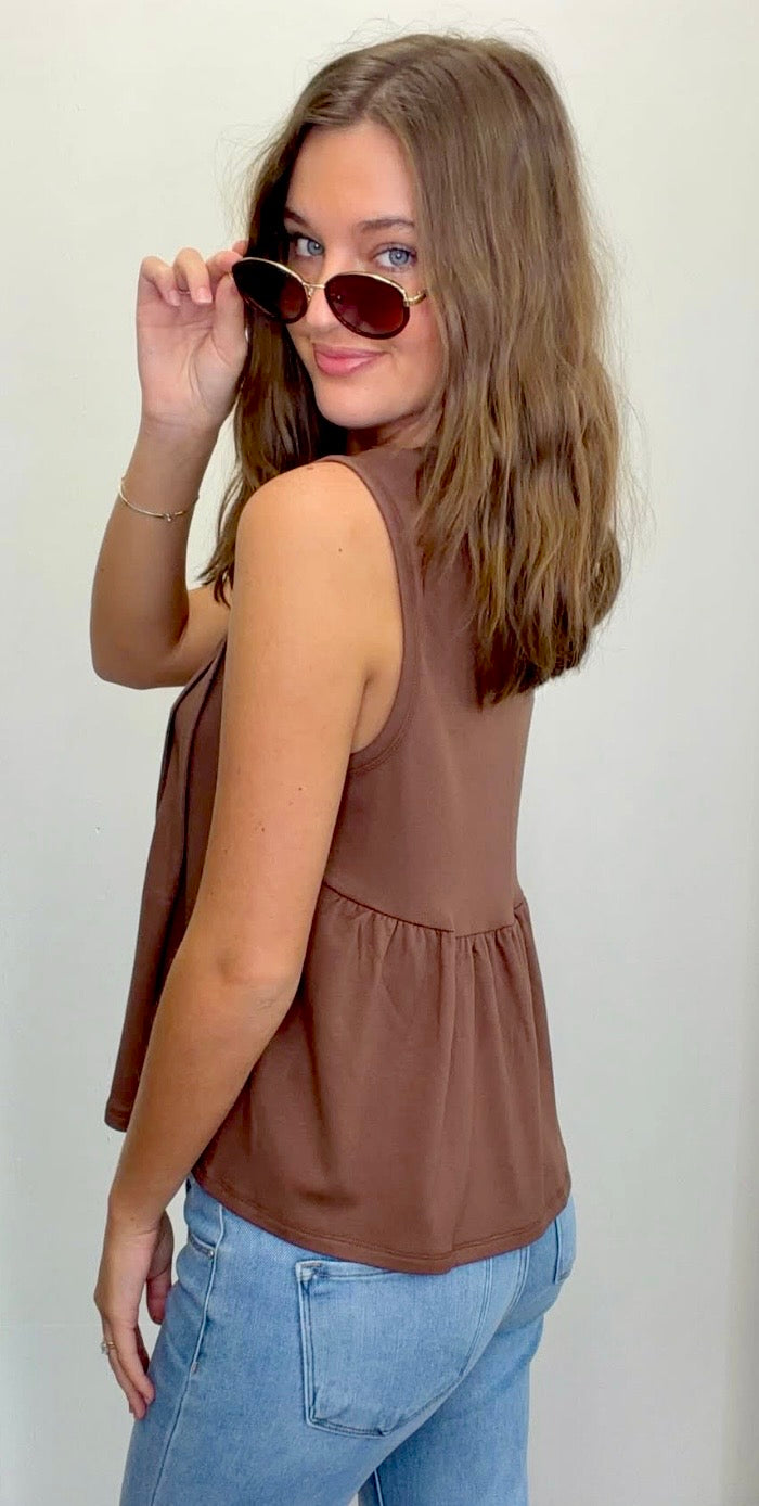 Sleeveless Knit Top