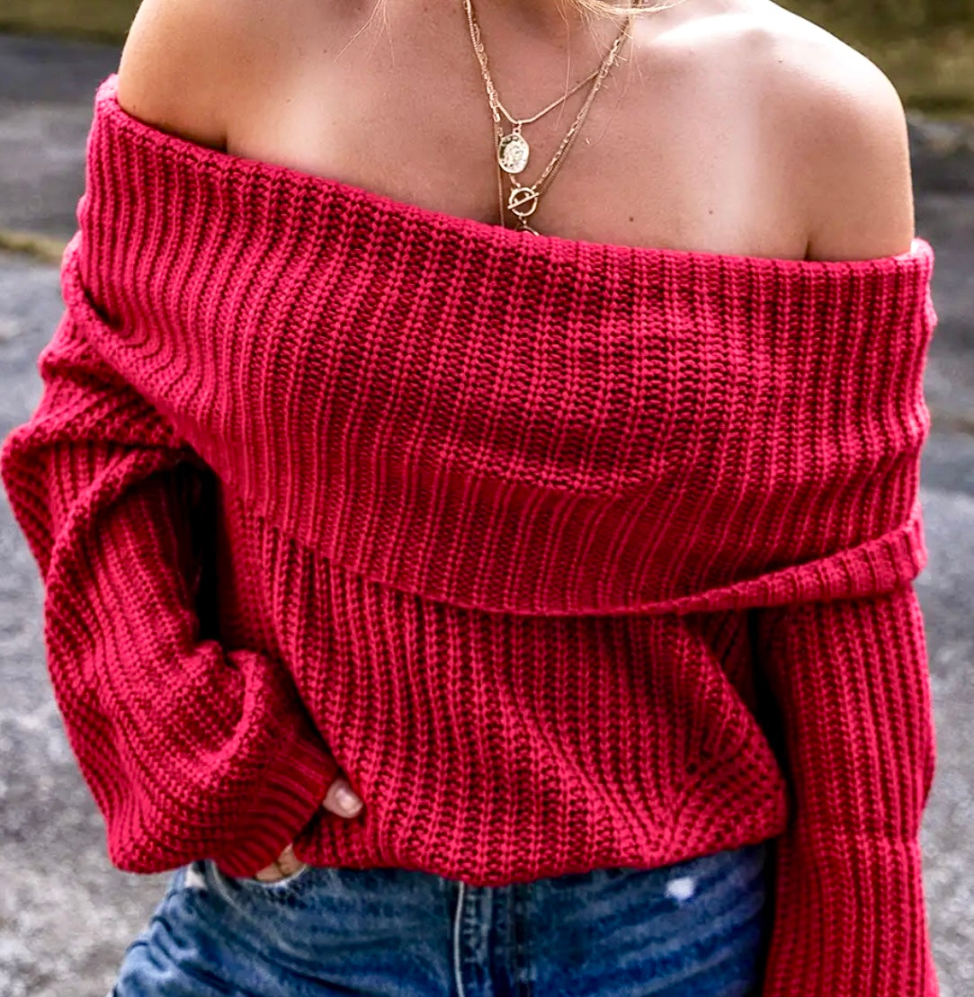 Red Off Shoulder