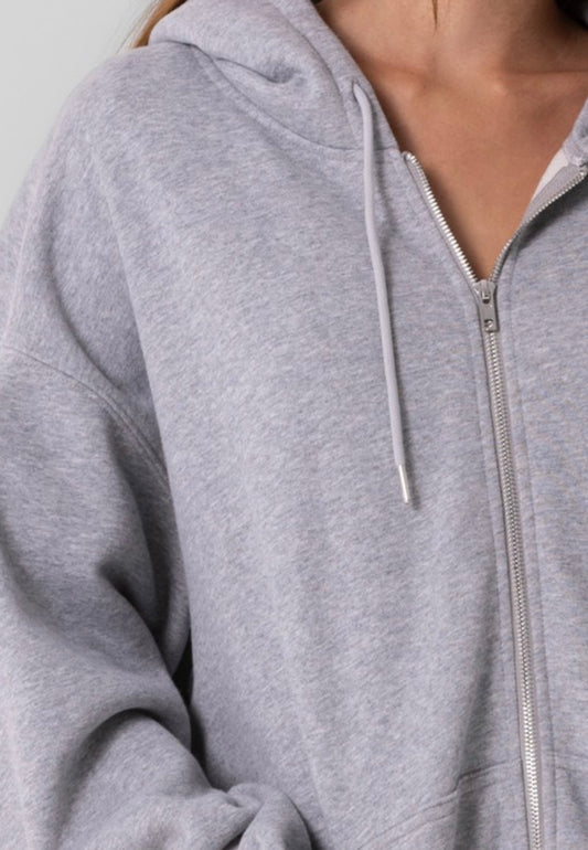 Zip Front Hoodie