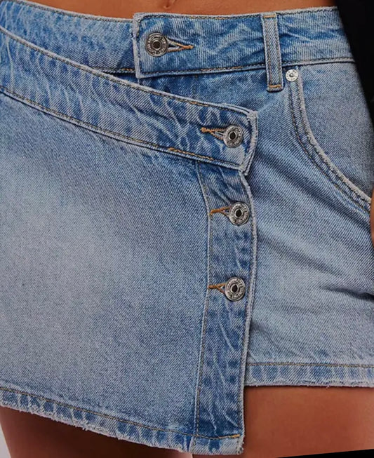 Mini Denim Skirt