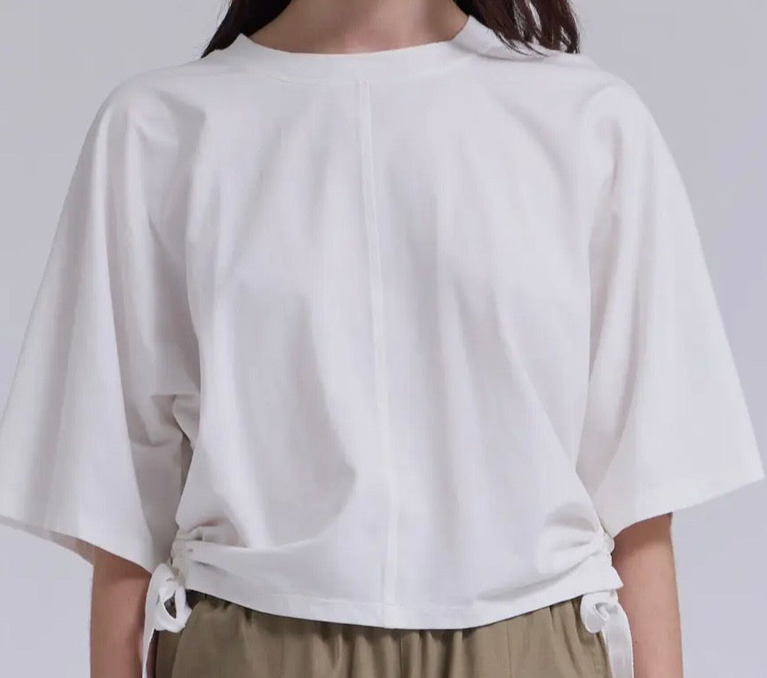 Jersey Drawstring Top