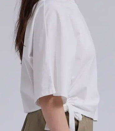 Jersey Drawstring Top