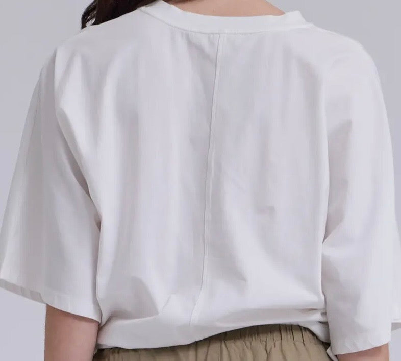Jersey Drawstring Top