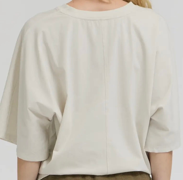 Jersey Drawstring Top