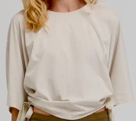 Jersey Drawstring Top