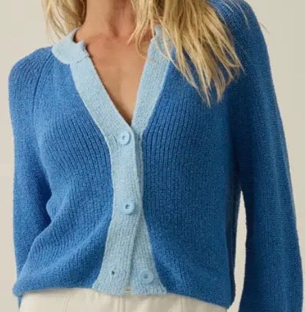 V Neck Button Cardigan
