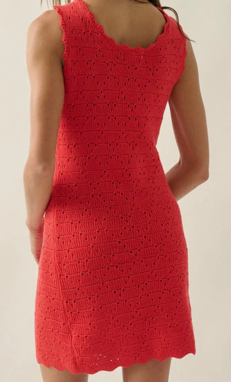 Crochet Mini Dress