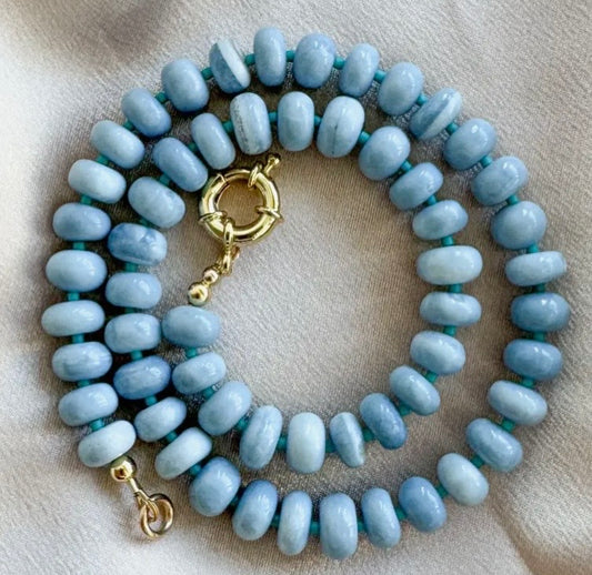 Blue Opal Necklace