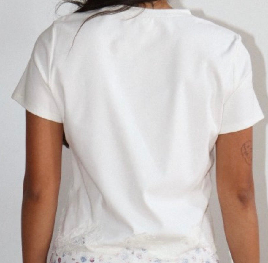 Lace Trim Tee