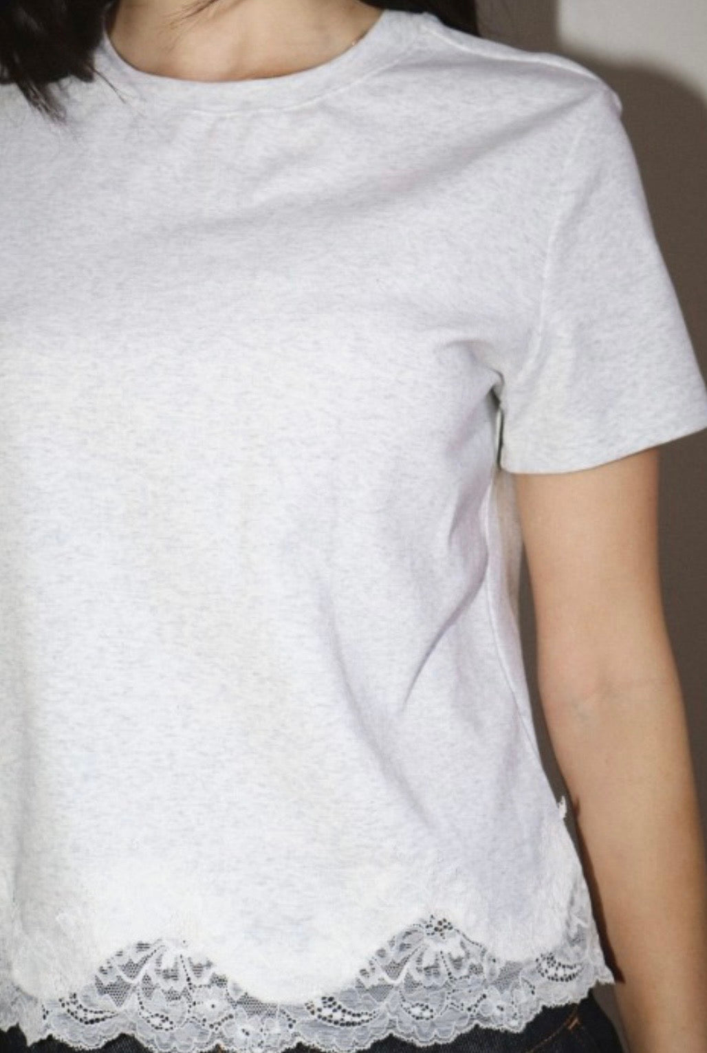 Lace Trim Tee