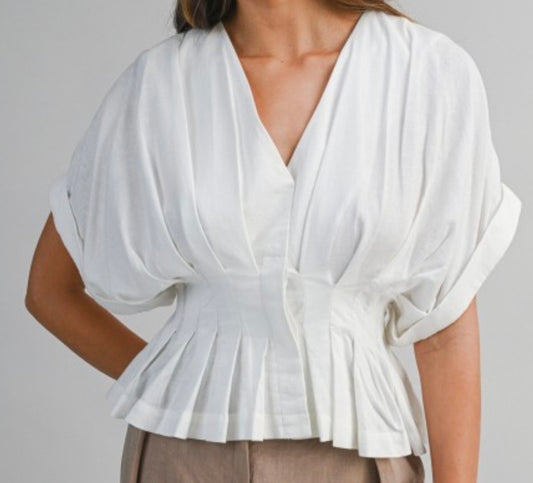 Peplum Hem Top