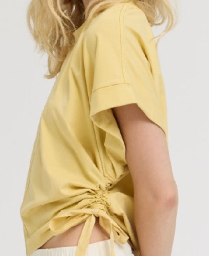Jersey Drawstring Top