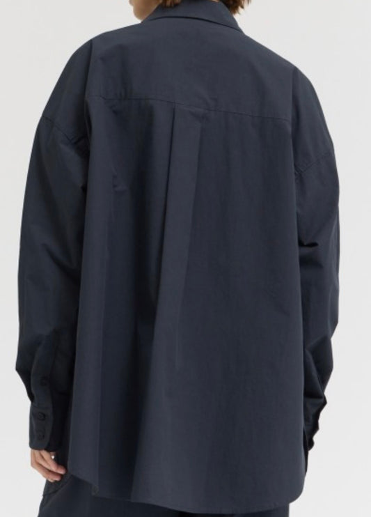 Oversized Navy Shirt