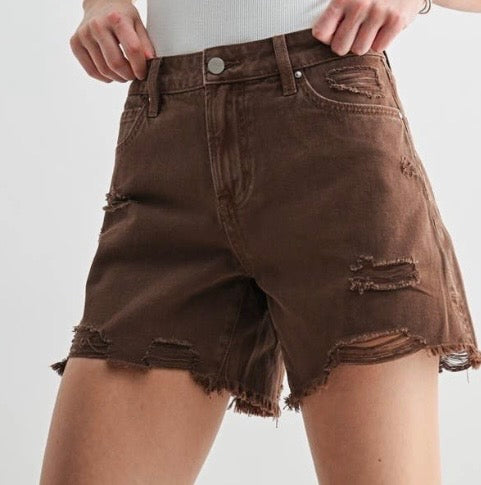 Chocolate Boyfriend Shorts