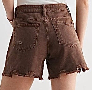 Chocolate Boyfriend Shorts