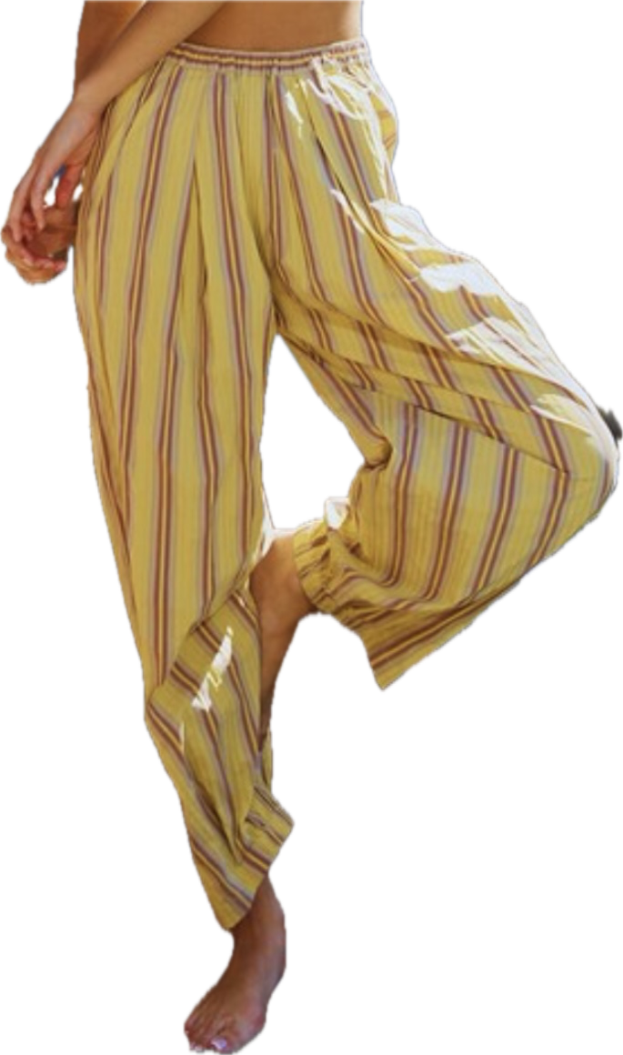 Striped Parachute Pants