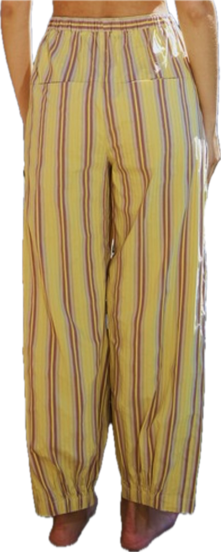 Striped Parachute Pants