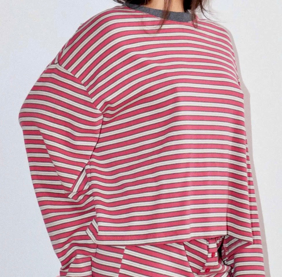 Striped Lounge Top