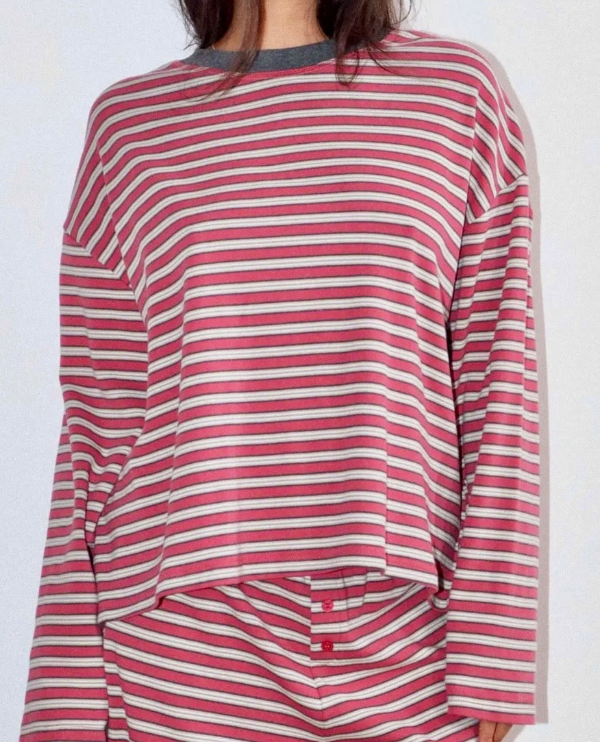 Striped Lounge Top