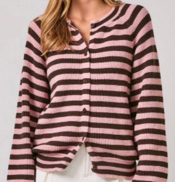 Striped Cardigan