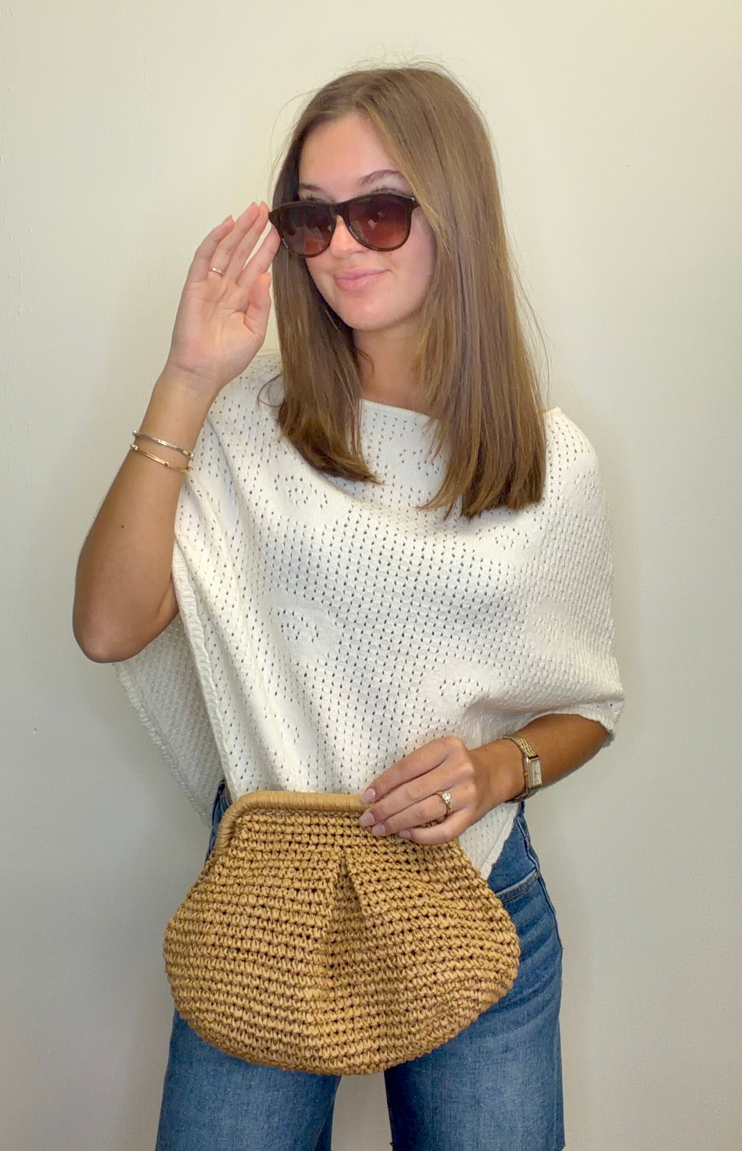Knit Crochet Poncho