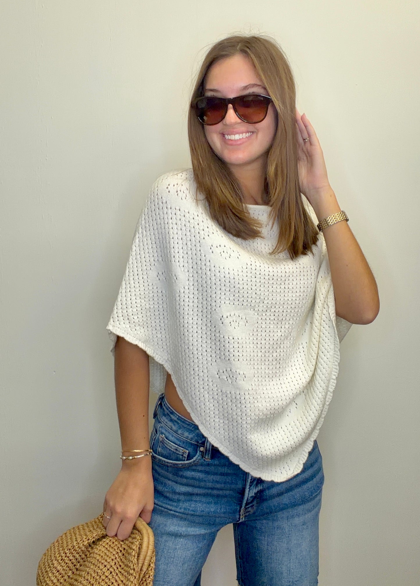 Knit Crochet Poncho