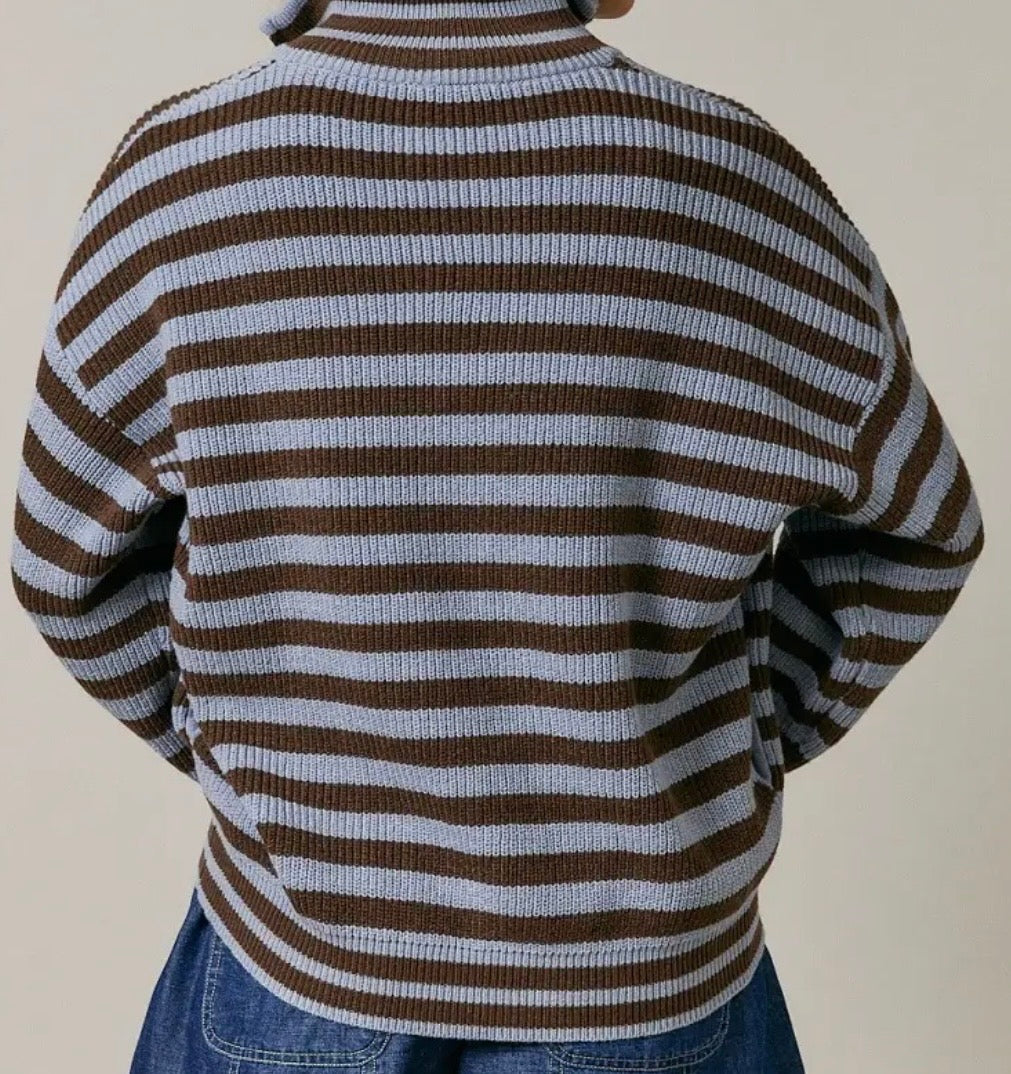 Funnel Neck Cardigan