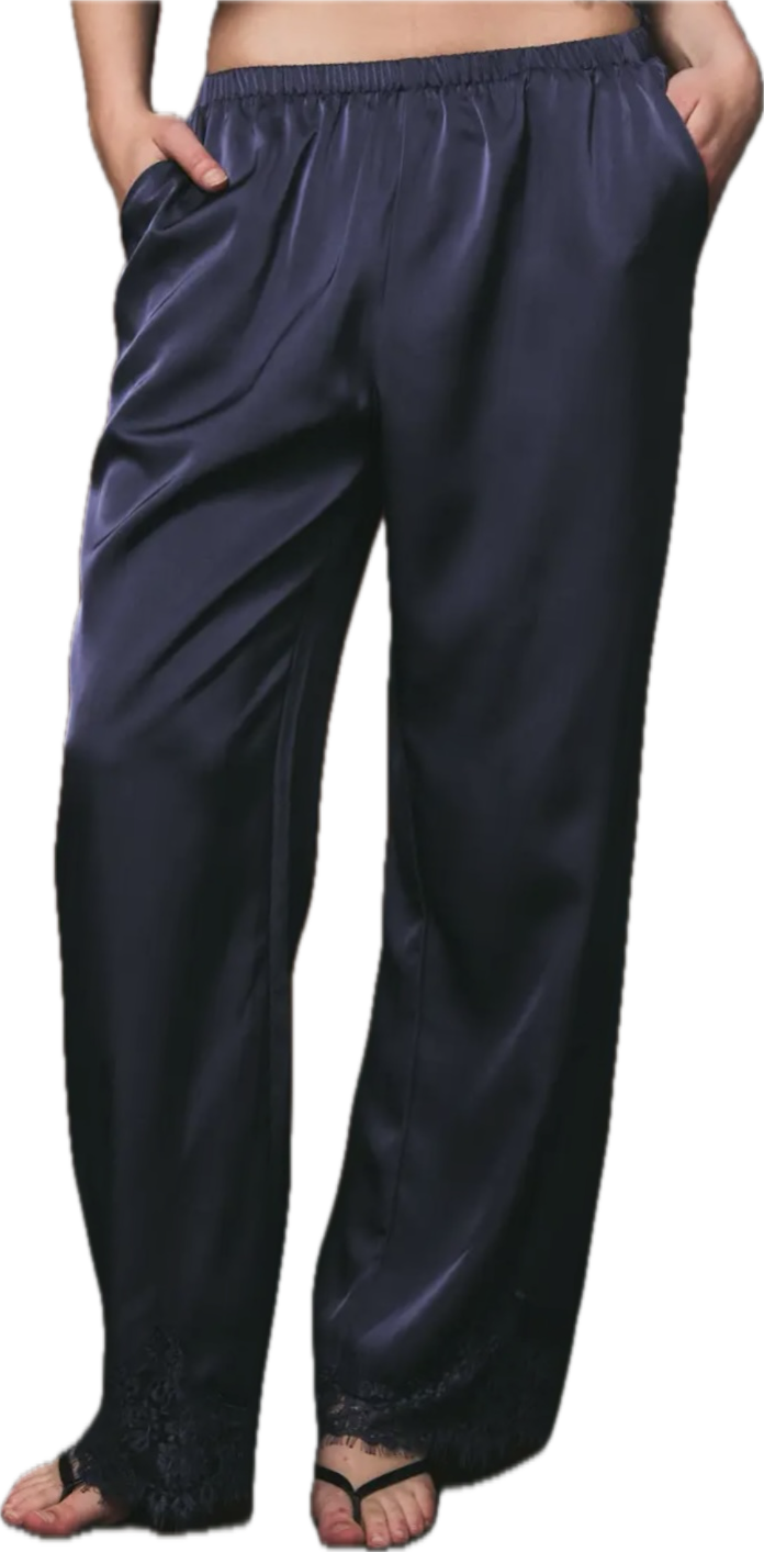 Satin & Lace Pants