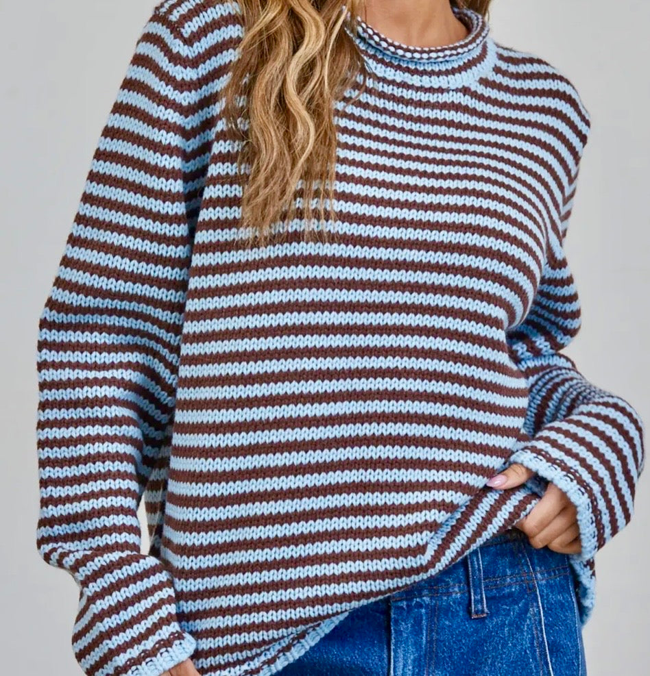 Striped Crew Neck