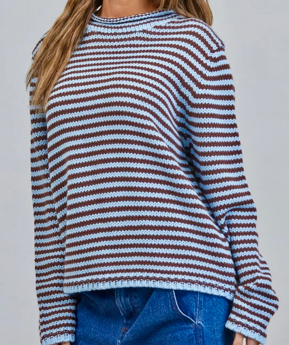 Striped Crew Neck